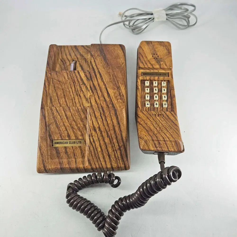 Northern Telecom Contempra The American Club alligator leather oak telephone